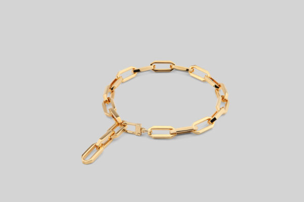 Men's chain with beveled edges - Image 3