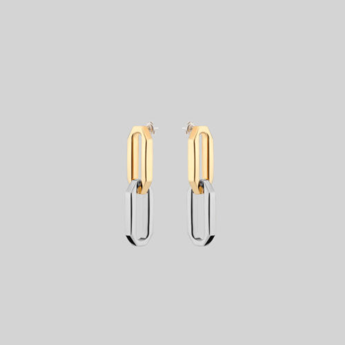 bicolor earrings