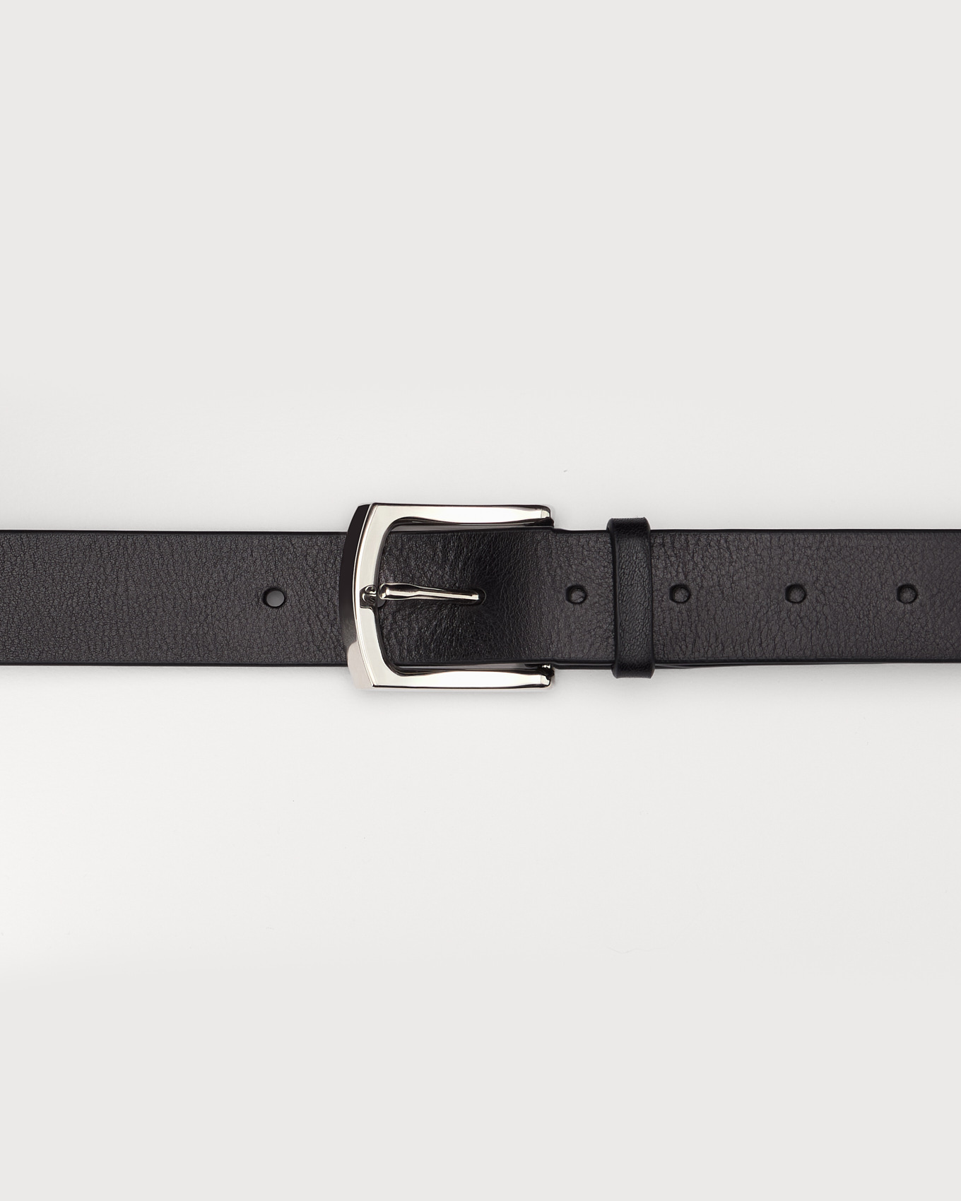 Belt with silver color buckle - Image 2